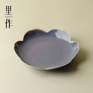 里作绝绝紫均窑花瓣干泡壶承雍正审美干泡盘功夫茶具茶壶盖碗茶托