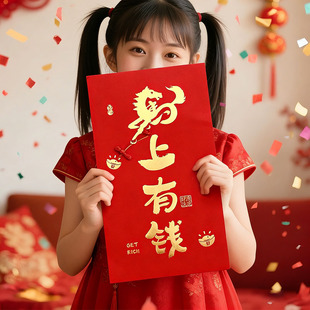 给孙女的超级大红包特大号马年2026新款卡位一万元创意新年礼物