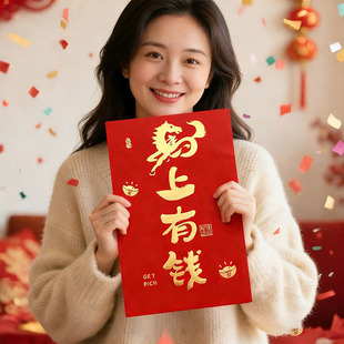 给老婆的超级大红包特大号马年2026新款卡位一万元仪式感新年过年