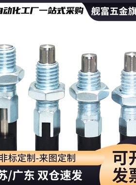 PXAT分度销 PXKT不锈钢复位旋钮柱塞圆头型 SXPKT SXPAT6 8 10 12