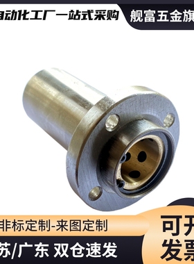 50中间法兰直线轴承LMQ21/LMQ22-d8/d10/d12/d16/d20/d25/d30/d40