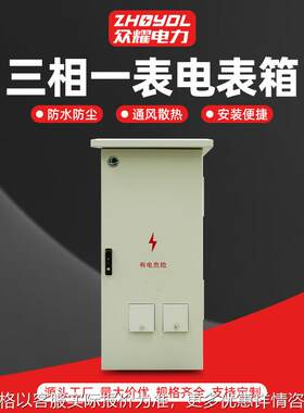 江苏国网落地电表箱不锈钢三相一表过盈式电表箱电缆分支箱动力柜