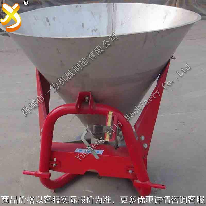 小型撒肥机不锈钢耐用撒肥器 农田扬肥机