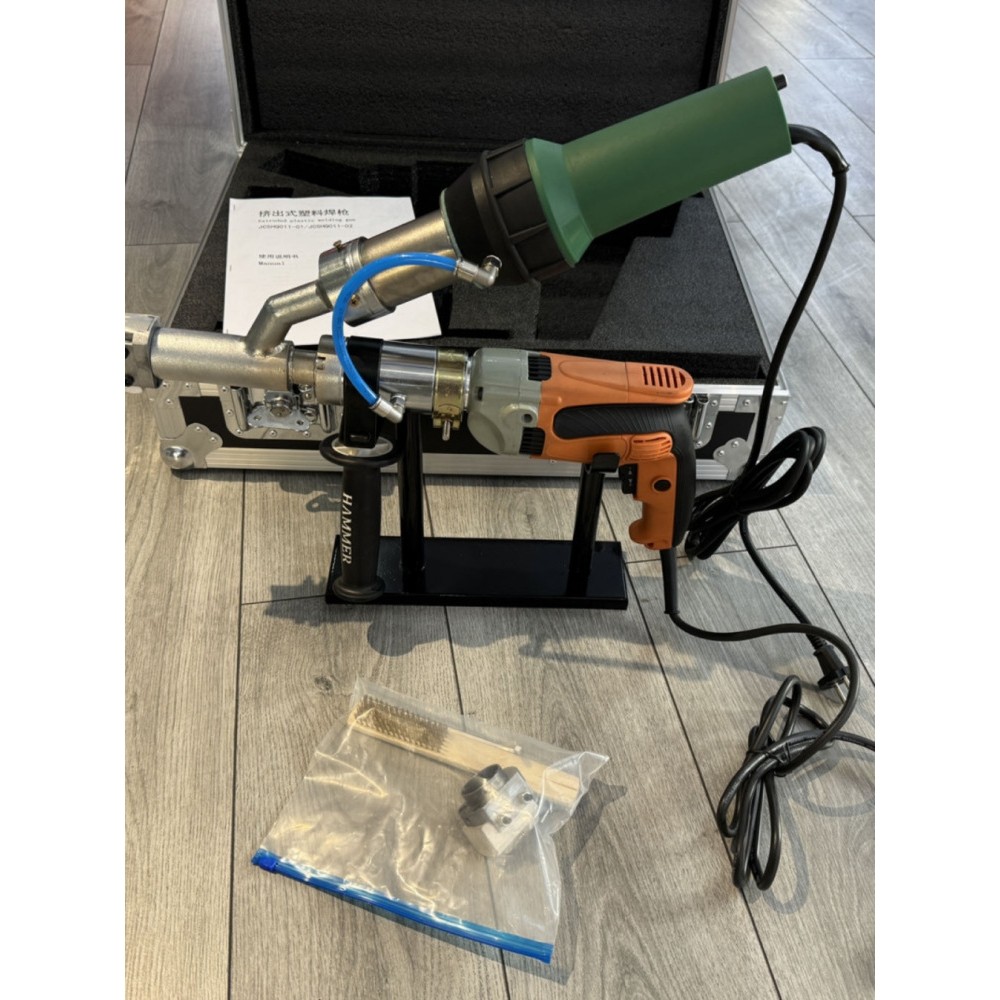 手提挤出式塑料焊枪焊接机PP/PE热熔式挤压焊条式热风机