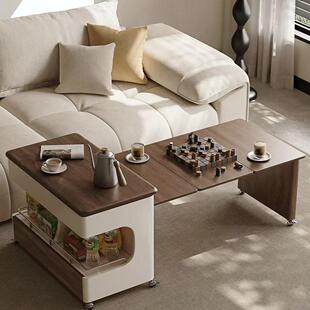 可移动茶几折叠伸缩小户型客厅家用边柜升降沙发边几茶几