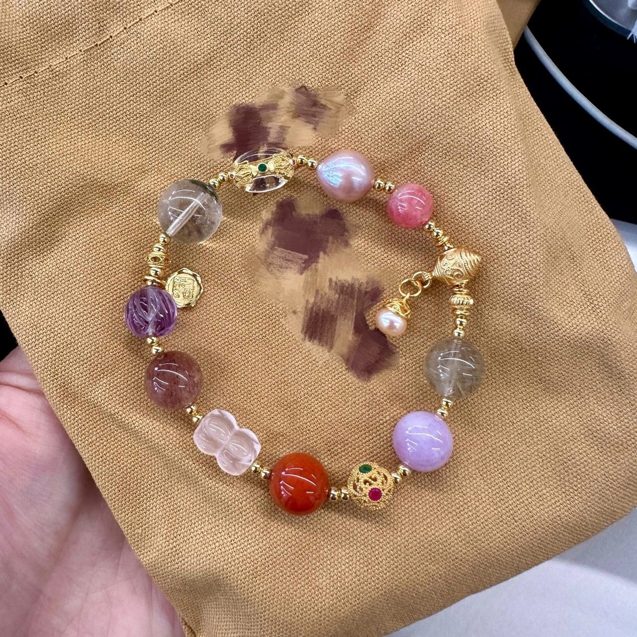 万事如意天然多宝水晶粉