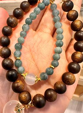 奇楠沉香木手串佛沉水级男女士文玩佛珠-SZH0797