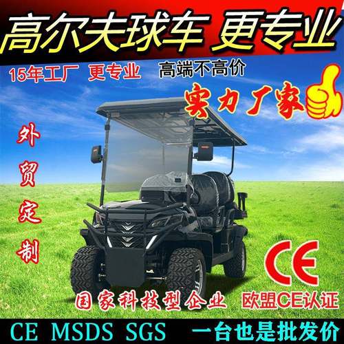 电动燃油高尔夫球车观光车24/6/8座景区公园酒店售楼处摆渡车出口