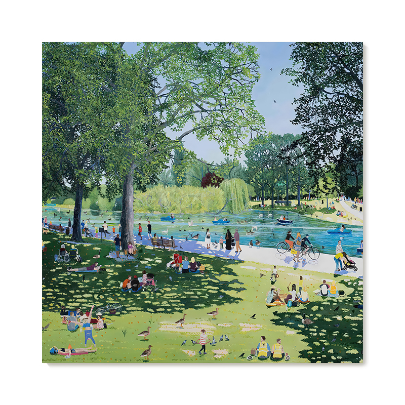 【特惠捡漏】Emma Haworth复刻艺术品挂画治愈系城市风景装饰画芯