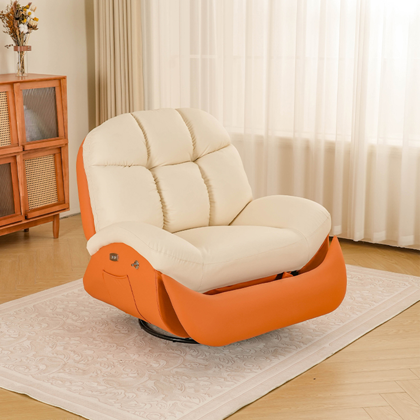 电动多功能单人沙发家用客厅懒人沙发可睡可躺太空头等沙发舱摇椅