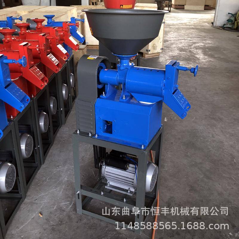 220v多功能剥壳机磨粉打米组合机家用碾米机小型全自动大米脱壳机