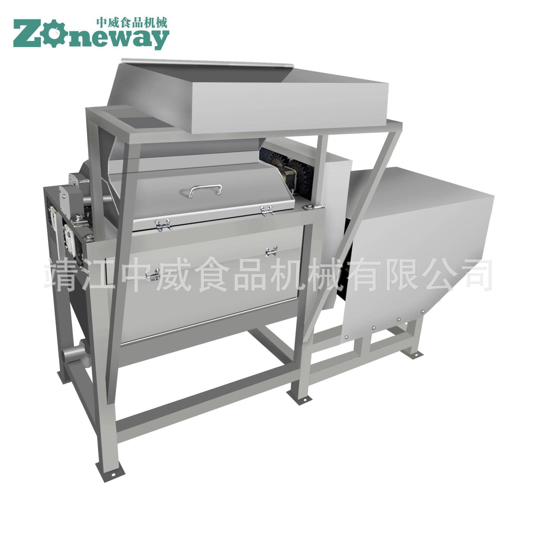 QBZJ-6型桔子去皮榨汁机果蔬榨汁机大型挤压式橘子切半榨汁机