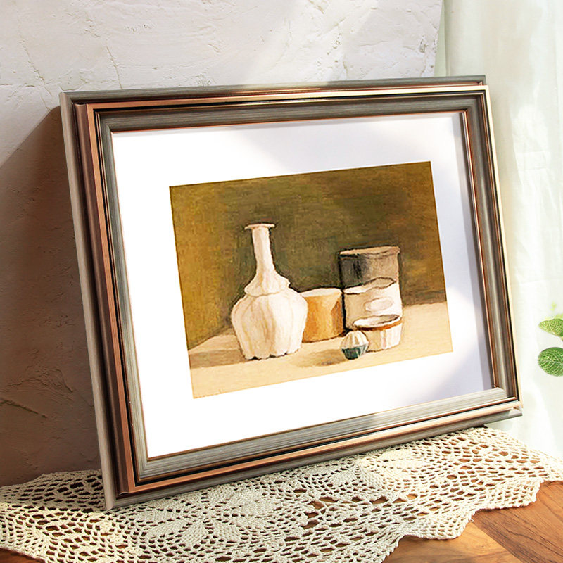 装裱挂墙创意美式画框创意5075厘米大相框定制20 24 36寸16 4开8k