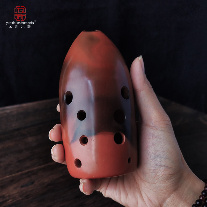 云新十孔演奏损陶陨乐器陨陶埙笛勋陨土埙初学者西安指法古埙大全