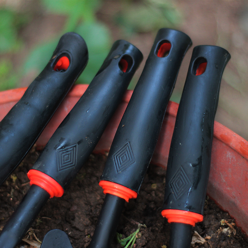 园艺用品工具加厚四件套组合种花挖土铲子种菜铲锄耙盆栽种植工具