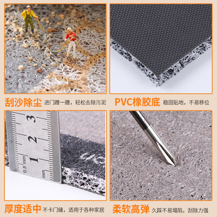 轻奢入户门丝圈门垫门口防滑脚垫进门家用玄关地毯地垫门外可裁剪