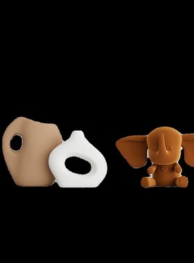 北欧极简电视墙壁龛摆件玻璃酒柜橱窗展示陈设样板间装饰组合套装