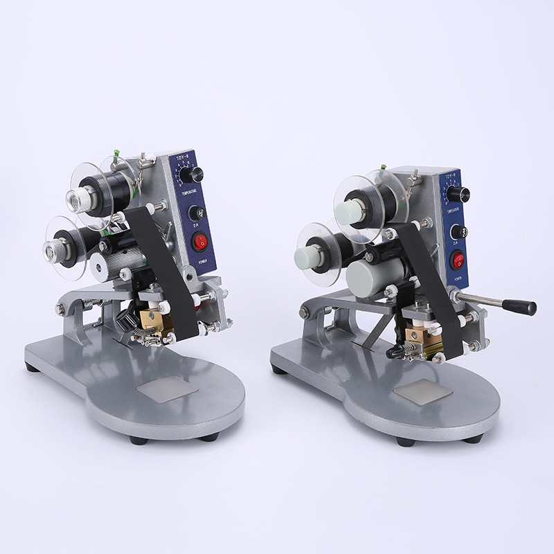 DY-8手动小型便携式打印日期手持钢印色带直热式打码机打生产日期