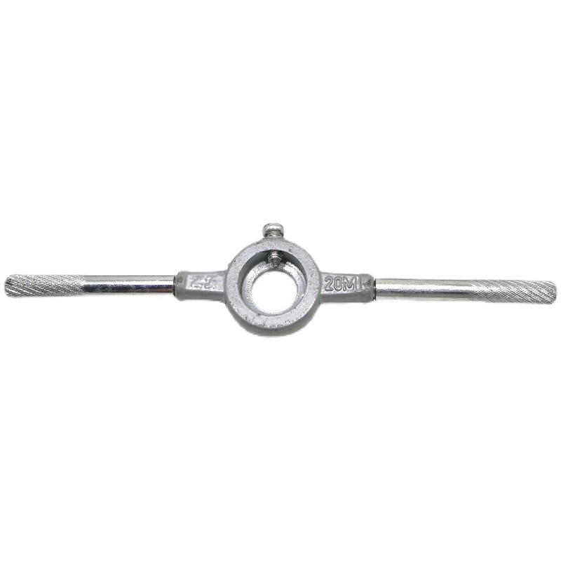 丝锥绞手丝攻扳手圆板牙架扳手 手用单个可调式手动夹具公制英制