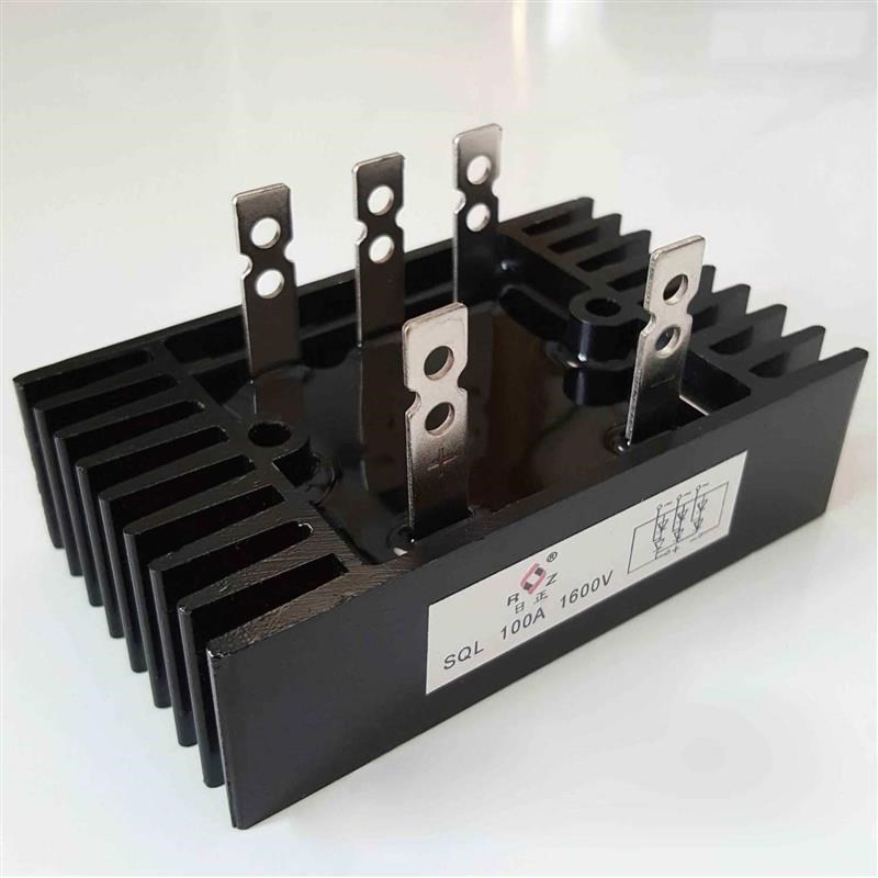 日正发电机三相桥式整流器桥堆SQL100A1600V自带散热器大功率桥组