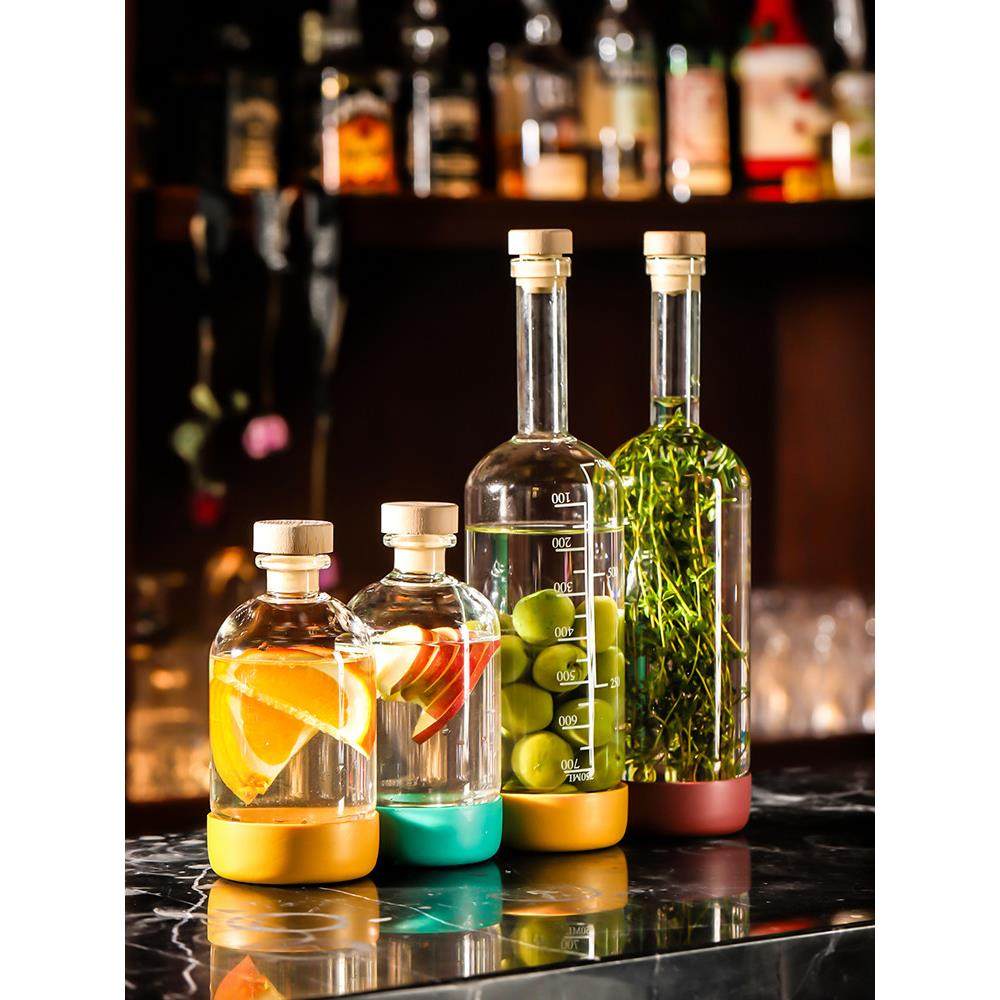 Inmeet酒吧调酒带底果汁饮料泡酒瓶瓶自酿葡萄酒瓶果酒瓶空酒瓶子,厨房/烹饪用具,泡酒瓶,淘宝优惠券,粉丝福利购,淘宝优惠卷