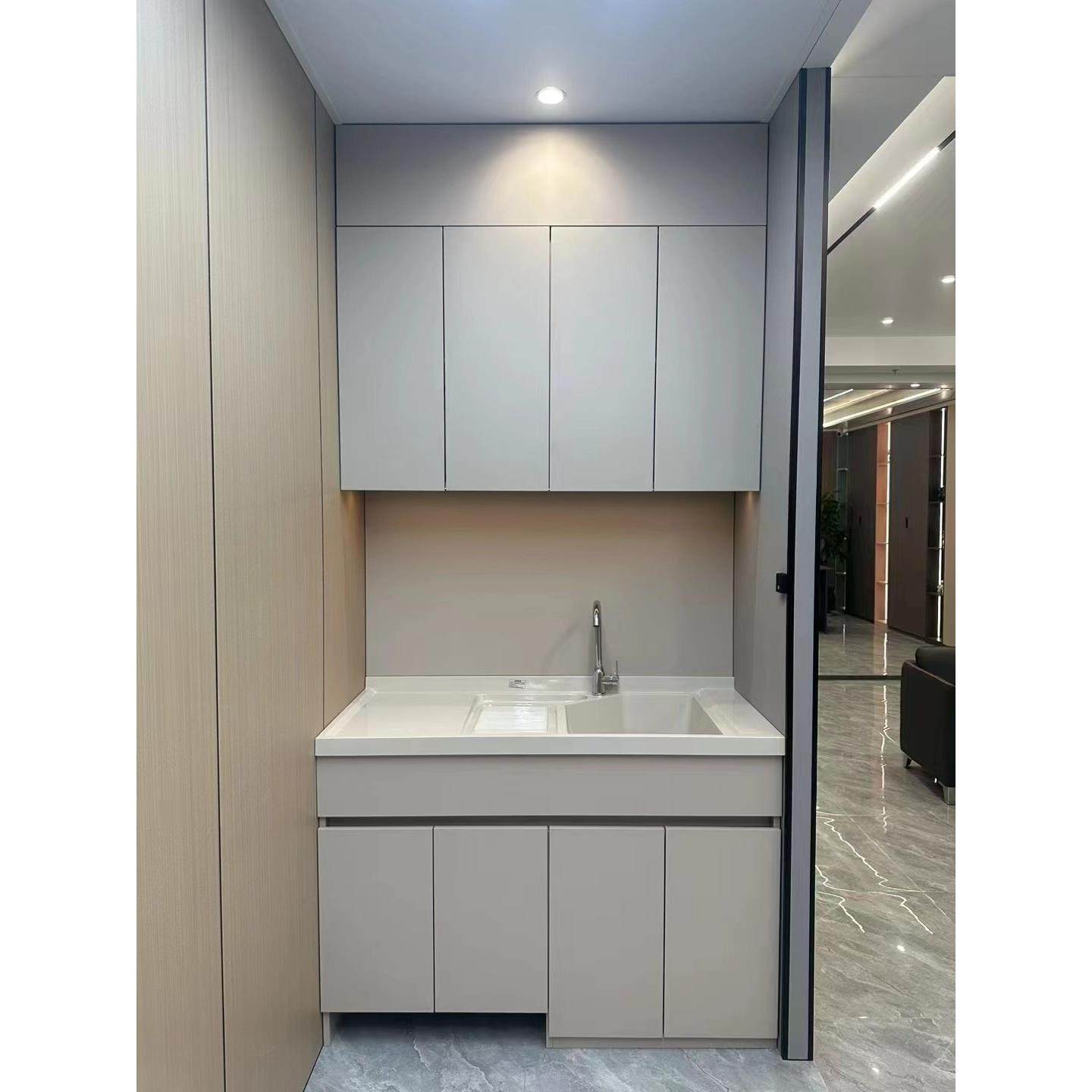 杭州/嘉兴/绍兴定制蜂窝铝阳台柜储物柜衣柜洗烘叠放组合柜洗衣柜,家装主材,洗衣机柜,淘宝优惠券,粉丝福利购,淘宝优惠卷