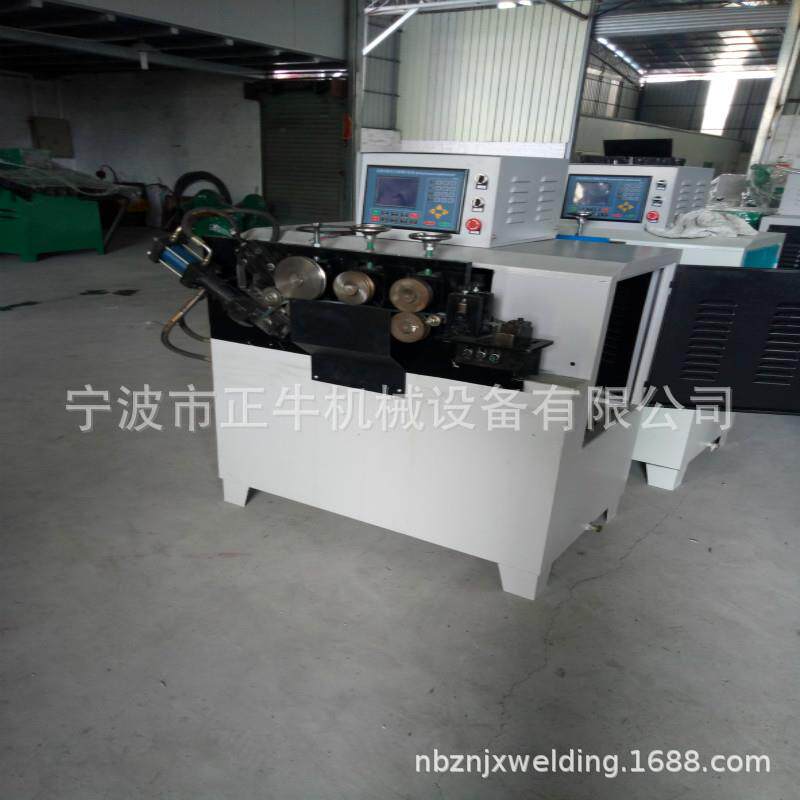浙江化工桶镀锌板自动滚V槽机白铁皮桶箍打圈成型机卡箍机