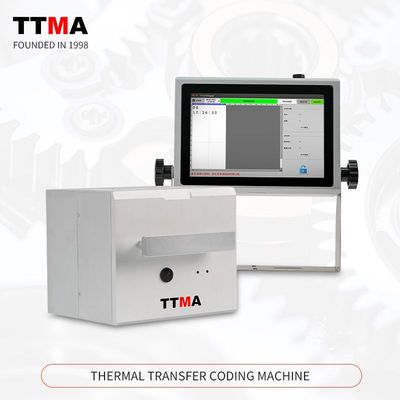 Food packaging QR code TTO heat transfer printing machine