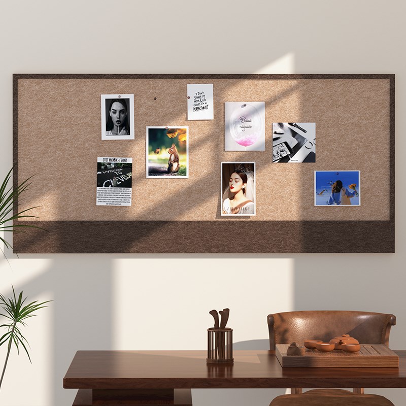 照片墙背景板毛毡板墙贴墙面装饰布置展示板自粘软木板留言板家用