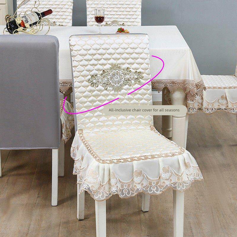 椅子套罩全包防滑凳子套餐厅餐桌椅套罩靠背一体四季直背座椅套罩