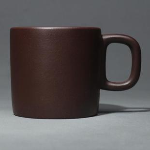 宜兴紫砂品茗杯原矿老紫泥手工带把主人杯功夫茶杯精品小杯直口杯