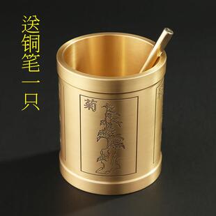 大仕缘 铜工艺礼品摆饰书房办公室摆件商务礼品五牛八骏马图四君