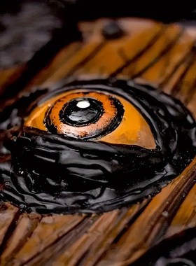 暗黑系诅咒恶魔之眼恐怖书万圣节创意氛围装饰品庭院工艺品摆件