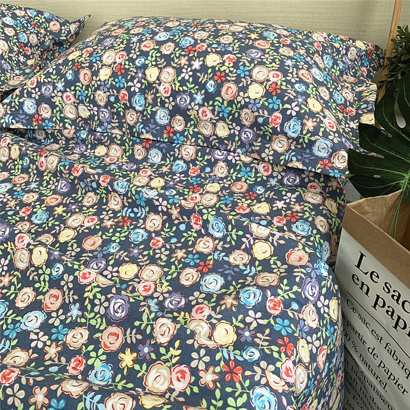 老粗布床单 单件国民老式炕单枕套2件套三件套厚款被单不起球