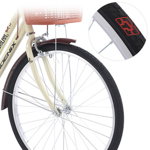 凤凰自行车女男式成年大人中小学生24寸26寸超轻便上班普通勤单车