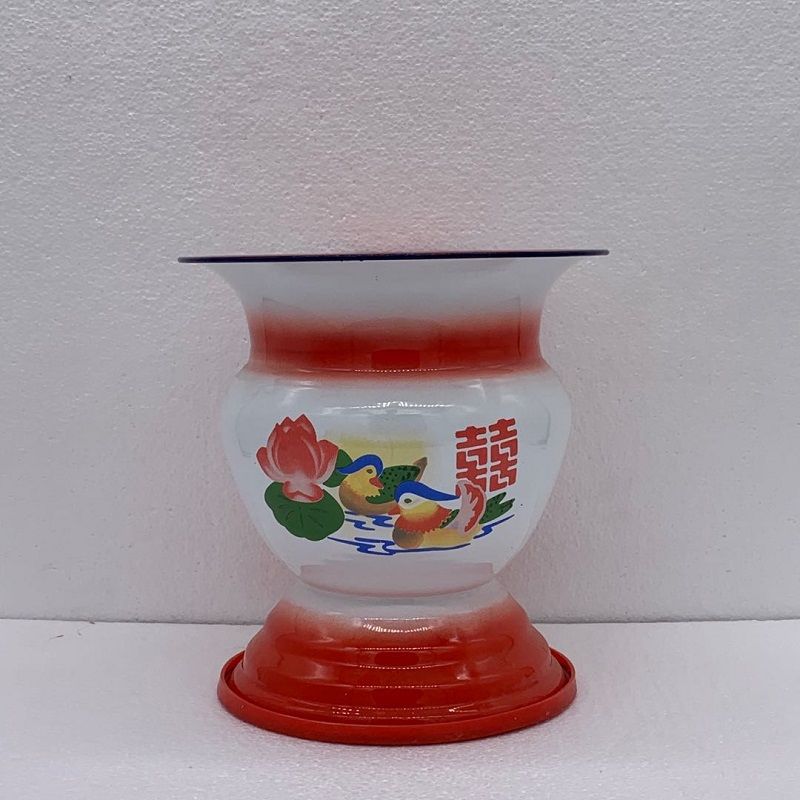 儿童痰盂坐便器成人尿盆高脚尿桶带盖搪瓷防臭家用起夜老人卧室加