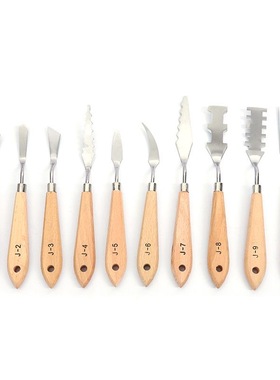 美术刮刀肌理画工具