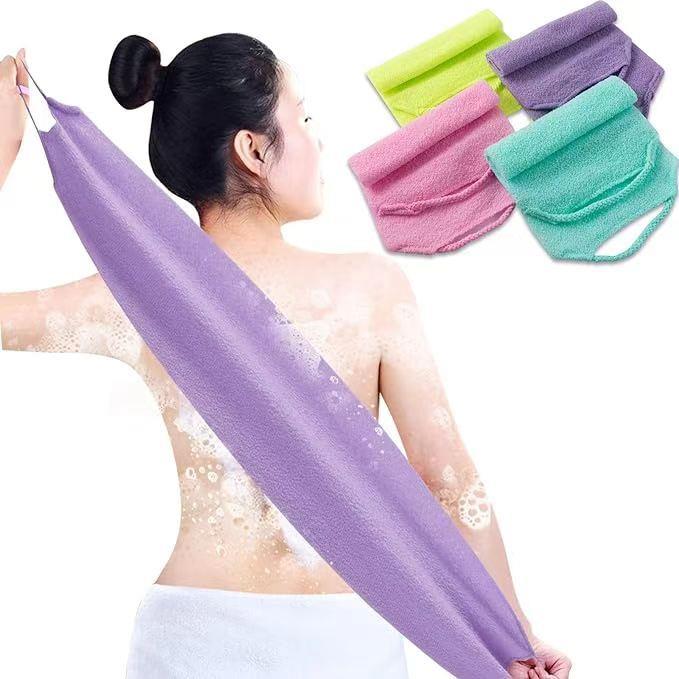 搓背神器后背专用搓澡巾家用洗澡沐浴长条无痛尼龙拉绳搓灰布女士