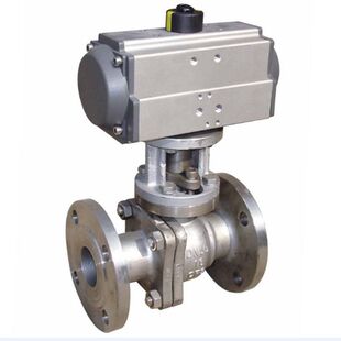 气动开关球阀不锈钢球阀 气动固定式开关球阀