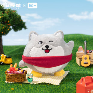 偷闲星球原创IP摸鱼禁止quin圆滚滚毛绒玩偶挂饰可爱公仔摆件礼物