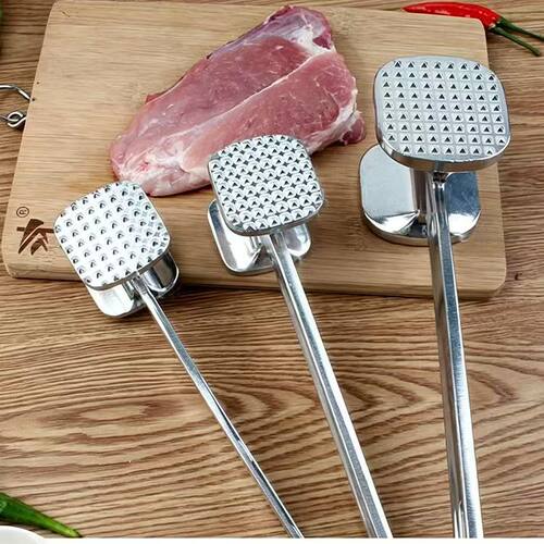 牛排锤子嫩肉锤 牛排敲肉锤 家用大排松肉 牛肉锤子 双面打肉锤子
