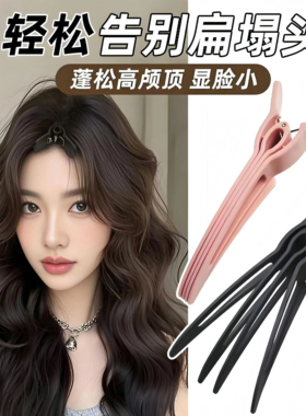 发根蓬松高颅顶无痕鸭嘴夹