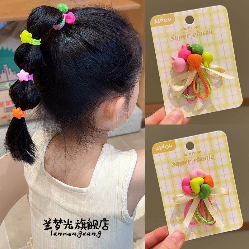 头绳女扎马尾高弹力耐用不勒发小女孩新款高级感洋气发圈可爱头饰,童装/婴儿装/亲子装,发饰,淘宝优惠券,粉丝福利购,淘宝优惠卷