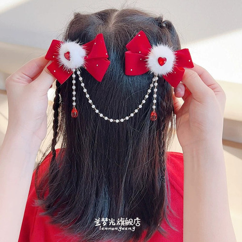发夹儿童蝴蝶结发夹大号