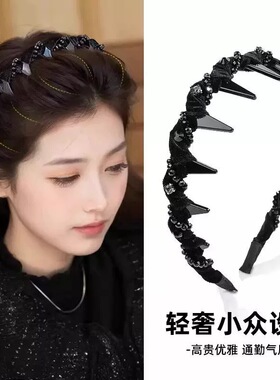 路易斯巴黎王妃发箍女款2026新款日常外戴发卡蓬松高颅顶头箍头饰