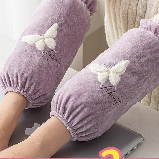 洋气秋冬保暖长款毛绒防污袖套女学生成人办公室羽绒服防脏污袖套,家庭/个人清洁工具,袖套,淘宝优惠券,粉丝福利购,淘宝优惠卷