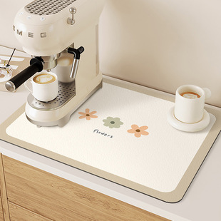 厨房台面碗筷专用沥水垫吧台杯子碗盘茶台洗手台卫生间吸水垫速干