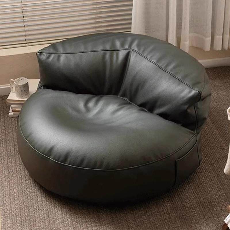 懒人沙发阳台小户型可睡单人坐垫卧室可躺黑色榻榻米沙发椅子靠背