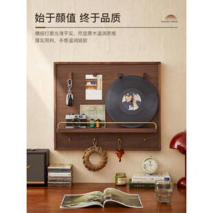 木须表箱箱挡装饰画横纵配电开关箱挂画遮丑开门实木储物架