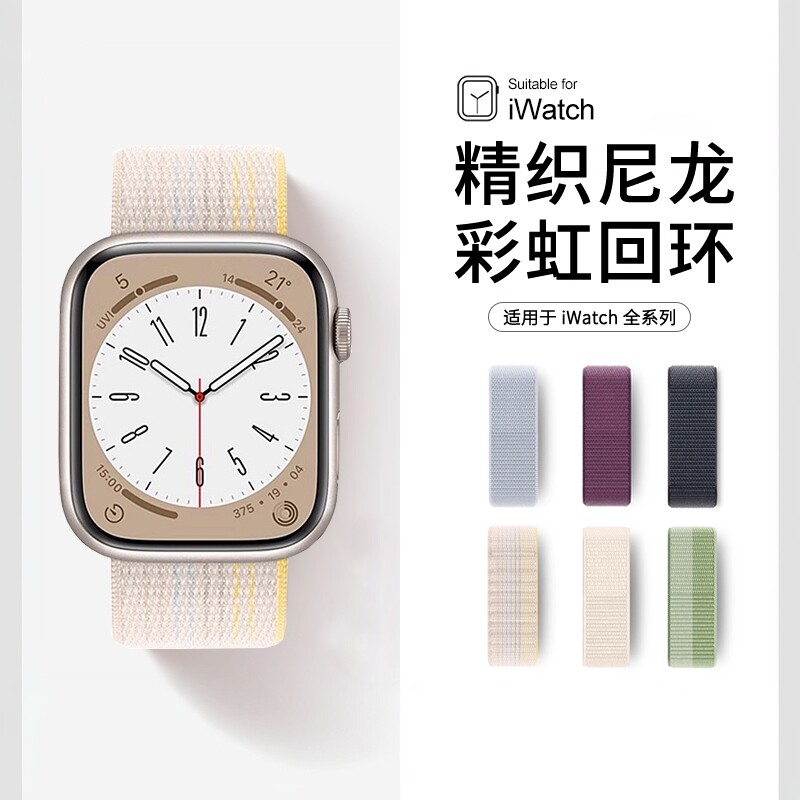 适用苹果手表S11表带iwatch9系列图片